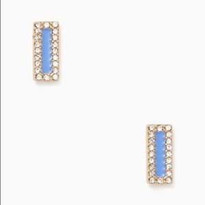 Kate Spade Mirror Bar Crystal Studs